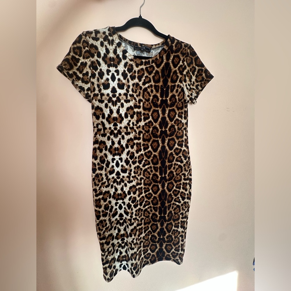 Vibe Leopard Print Mini Dress